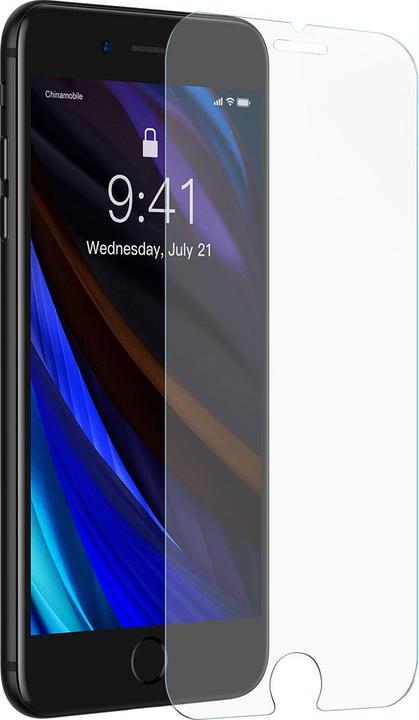 Actual product image Baseus iPhone SE 20/22 / 8 / 7 - 2 pcs. Armoured glass front protective film (2 pcs., Apple iPhone SE (2nd Gen), Apple iPhone SE (3rd Gen))
