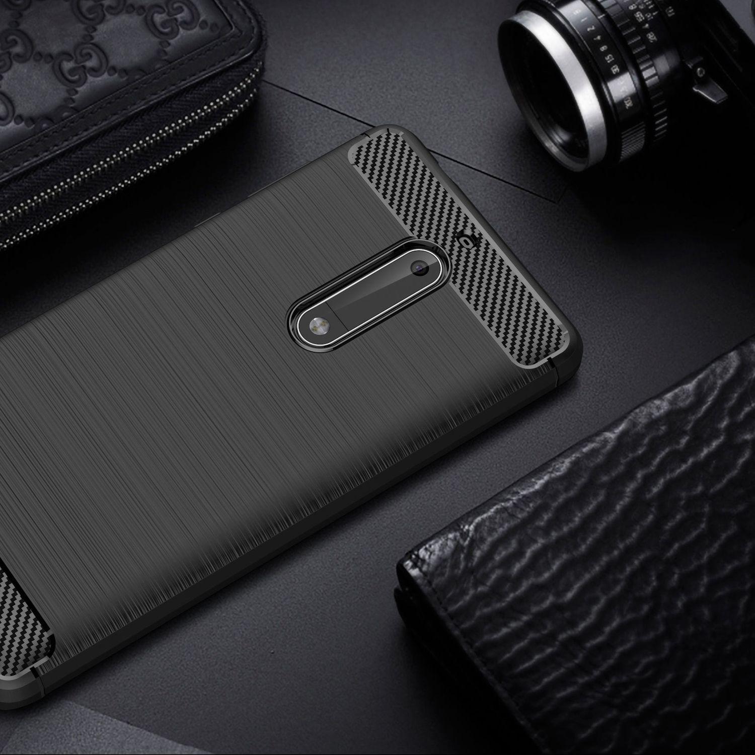 Thumbnail - Nalia Handyhülle (Nokia 5), Smartphone Hülle, Schwarz