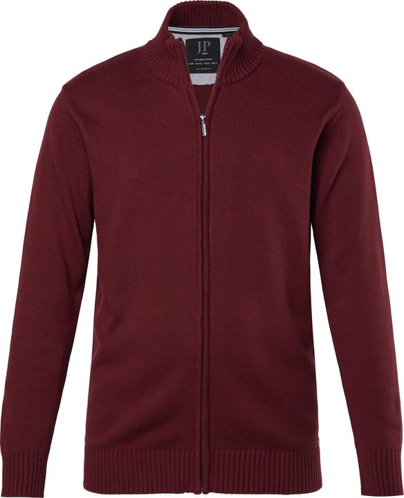 Actual product image JP1880 Cardigan, stand-up collar, ribbed trim (4XL)