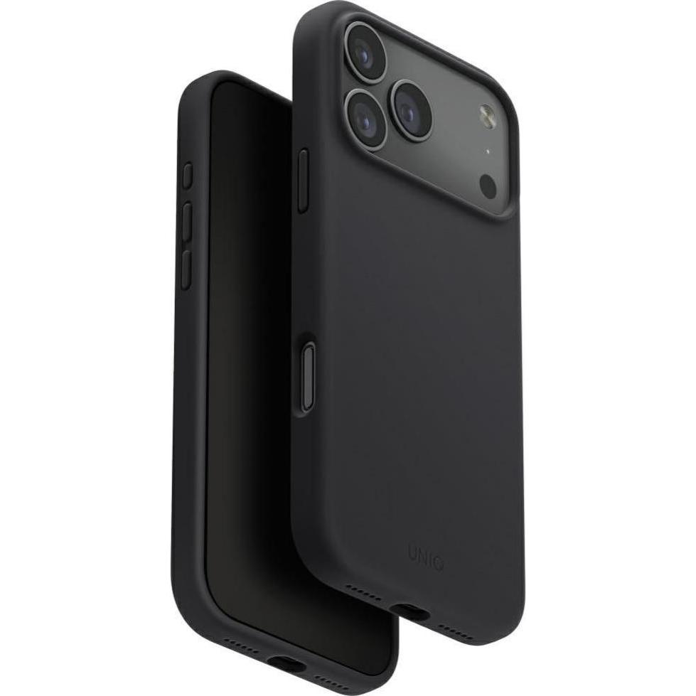 Uniq Lino Case for iPhone 17 Pro Magclick Charging Grey (Apple iPhone 17 Pro) (UNIQ-IP6.3P(2025)-LINOMCGRY)