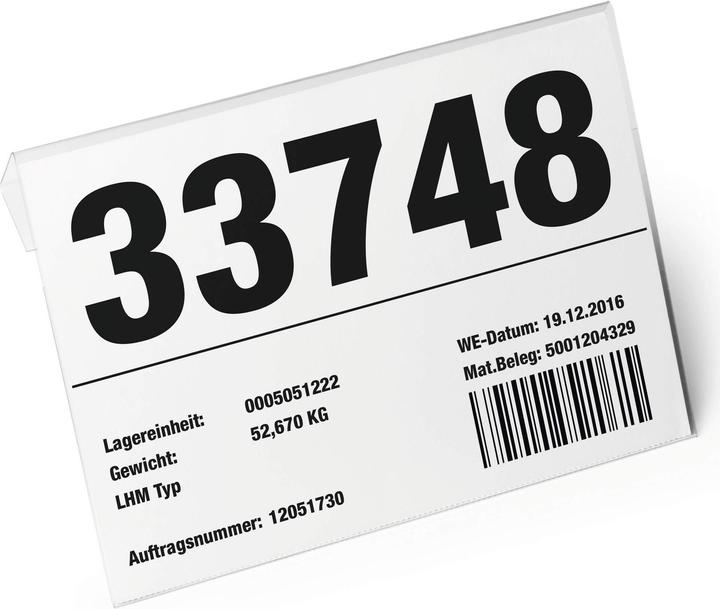 Produktbild Durable Kennzeichnungstasche HARD COVER Falz A5 quer 10Stk