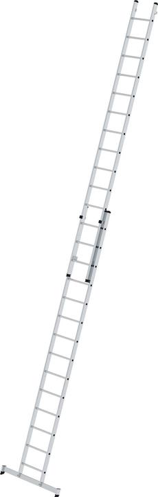 Produktbild Munk Sprossen-Mehrzweckleiter 2-teilig mit nivello-Traverse 2x14 Sprossen (Mehrzweckleiter, 698 cm)