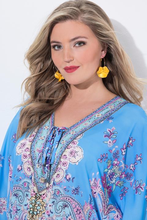 Actual product image Miamoda Loose fit all-over pattern blouse kaftan (42, 44)