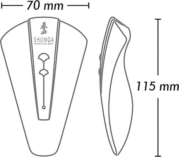Produktbild Shunga Obi Intimate Massager Black