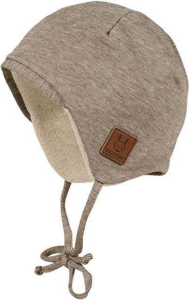 Immagine prodotto Maximo Baby-Müzte aus Ringeljersey - katanie/hellbraun