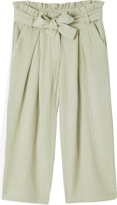 Actual product image Vertbaudet Girls' paperbag trousers, 7/8 (146)