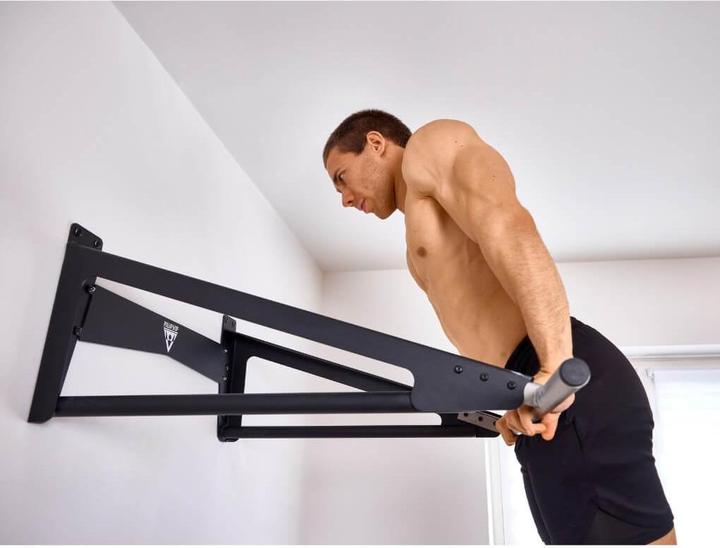 Actual product image Pullup & Dip Muscle-Up Bar, Klimmzugstange mit extra Wandabstand