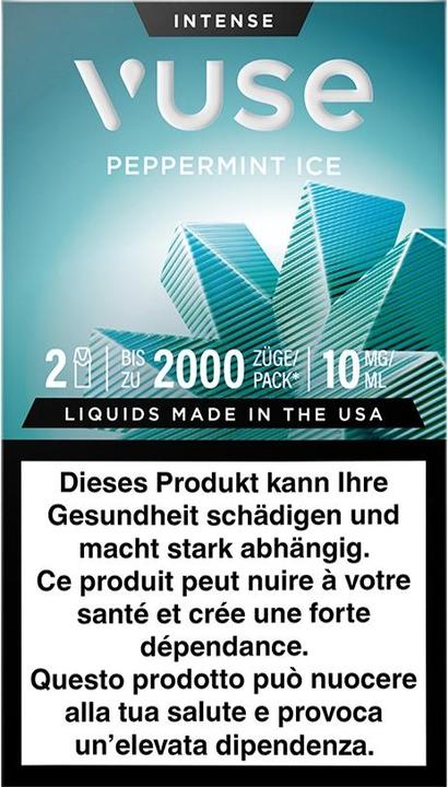 Immagine prodotto Vuse Pods 2000 Puffs - Peppermint Ice I 2er Pack (Pepe, Riso)
