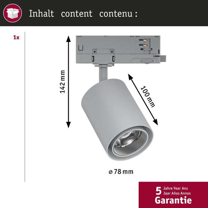 Produktbild Paulmann PAUL LED-Stromschienenstrahler (1400 lm)