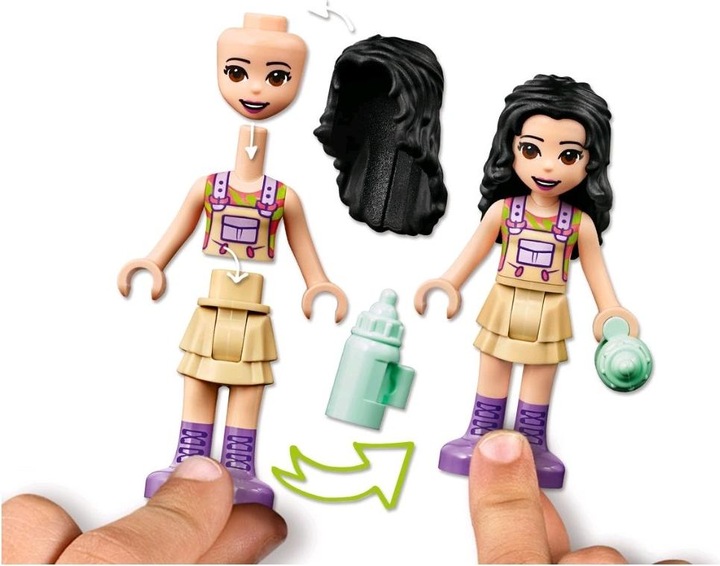 Actual product image LEGO Rescue of the baby elephant with transporter (41421, LEGO Friends)