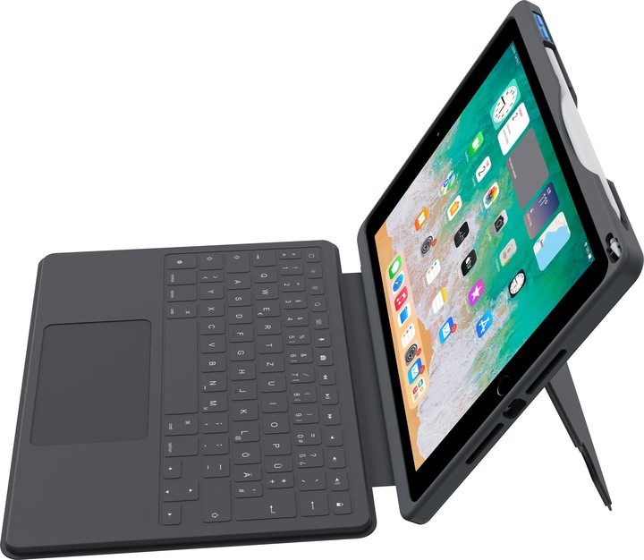 Immagine prodotto Deqster Tastiera intelligente e robusta (DE, IPad 10.2 (2019/2020/2021))