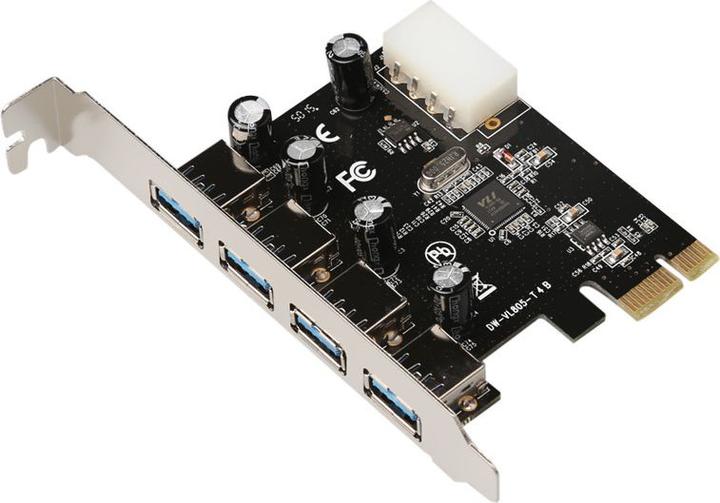 Produktbild MicroConnect USB 3.0 4 port PCIe card