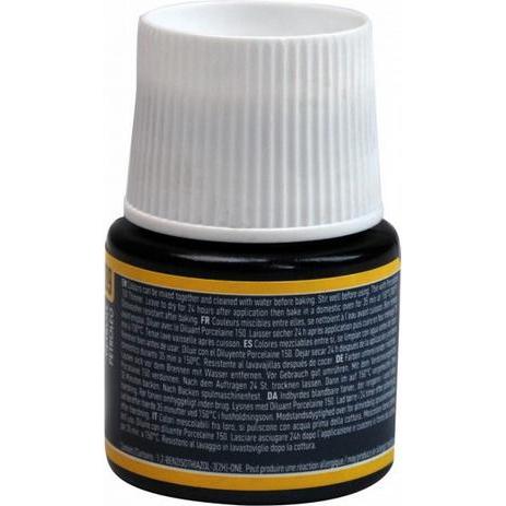 Thumbnail - Pebeo, Künstlerfarbe + Bastelfarbe, Porcelaine 161 (Moiré Petroleum, 45 ml)