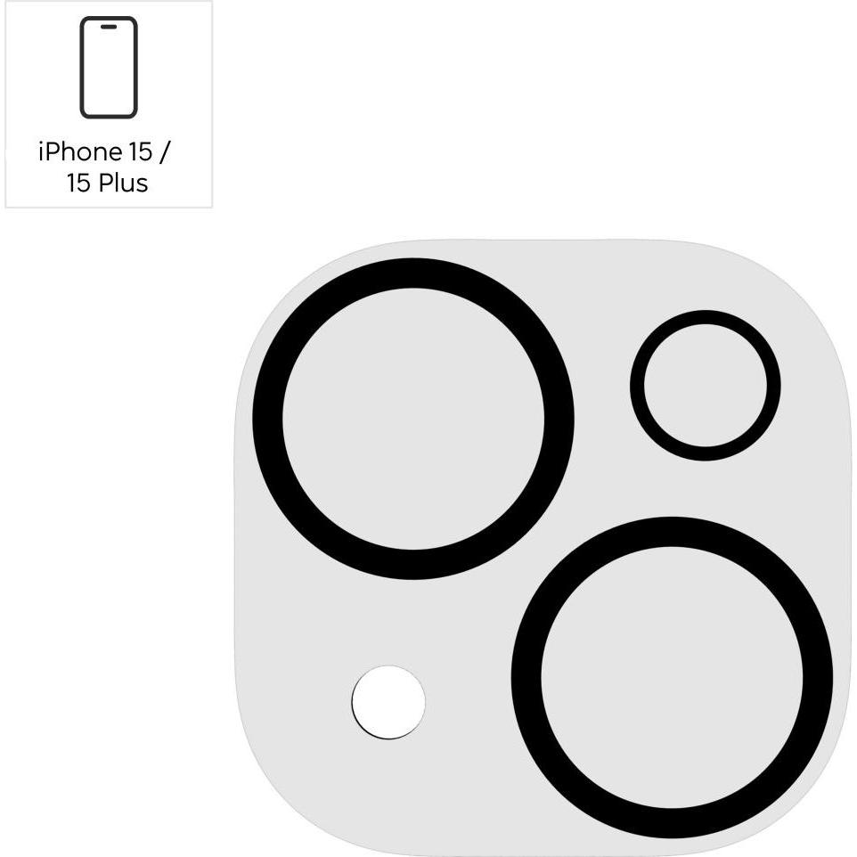 Thumbnail - Hama Cam Protect (1 Stück, Apple iPhone 15), Smartphone Schutzfolie, Transparent