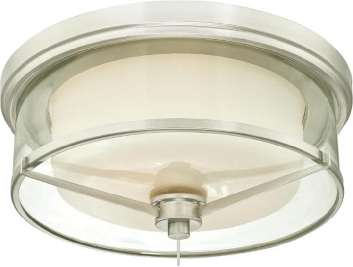 Produktbild Westinghouse Deckenleuchte Glenford Nickel mit 2 Lampen (E27)