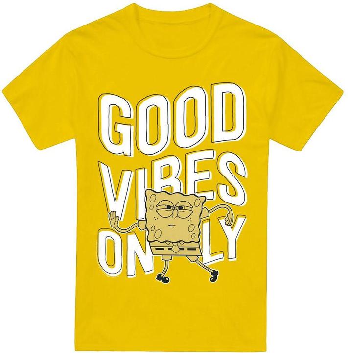 Image du produit Spongebob Squarepants - T-shirt GOOD VIBES ONLY - Homme (L)