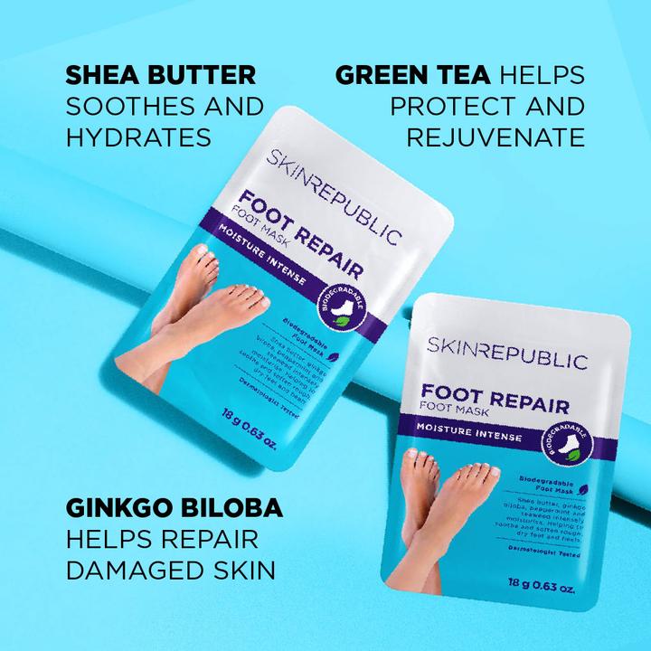 Produktbild Skin Republic Foot Repair (Fusscrème & Fussgel, 18 ml)