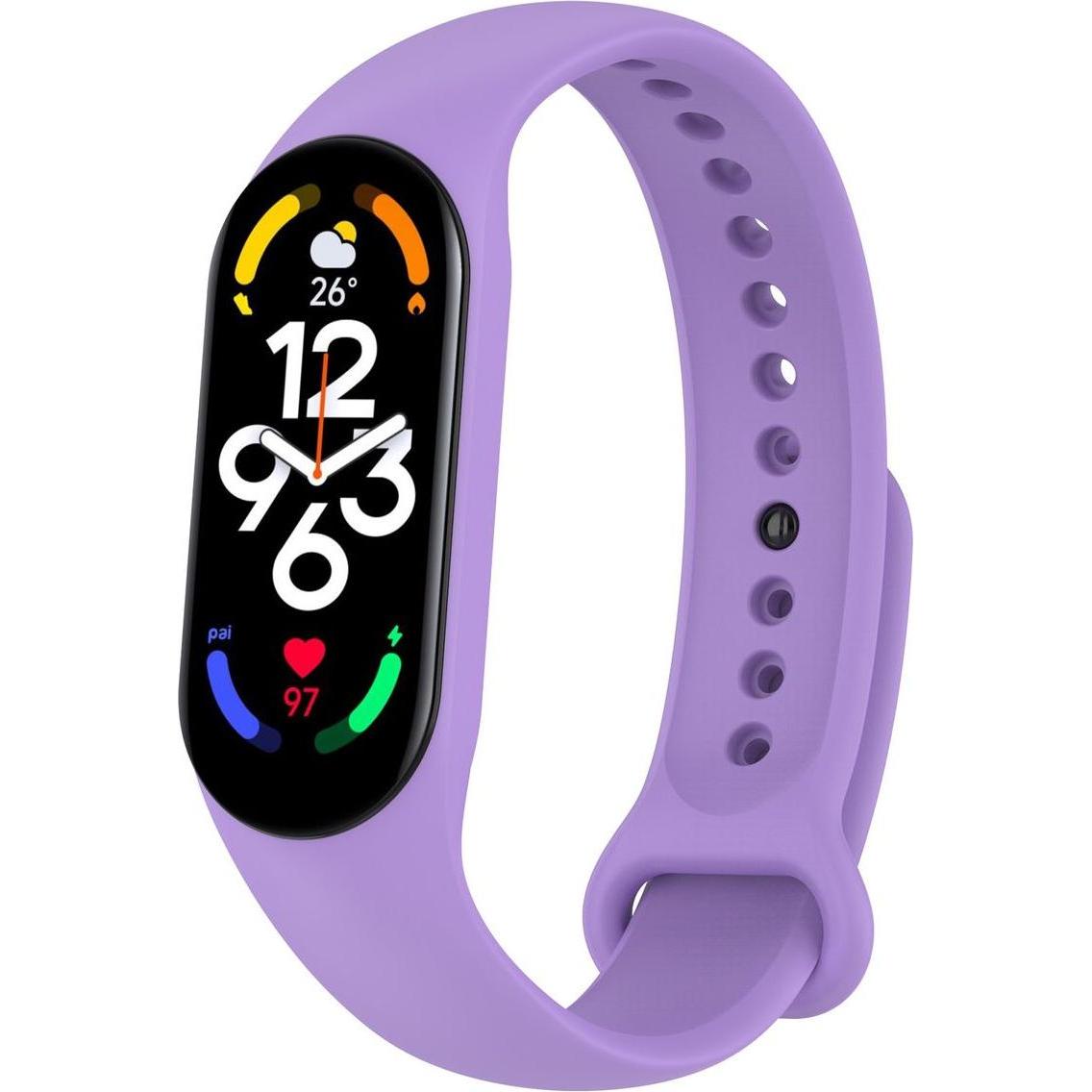 König Design Sport Ersatz Armband für Xiaomi Mi Band 5 7 6 NFC Amazfit Band 5 Loop Silikon (Silikon, Mi Band 7, Mi Band ...