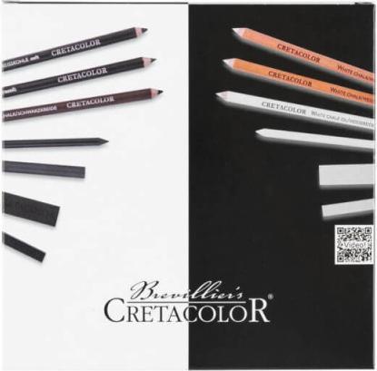 Produktbild Cretacolor Zeichenstift Set Black and White (25 x)