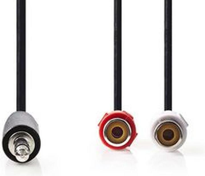 Produktbild Nedis Stereo-Audiokabel, 3,5 mm, 2X Cinch-Buchse (0.20 m, Cinch Kabel)
