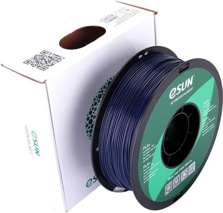 Actual product image eSUN PLA+ 1.75mm Dark Blue 1kg 3D Filament (PLA, 1.75 mm, 1000 g)