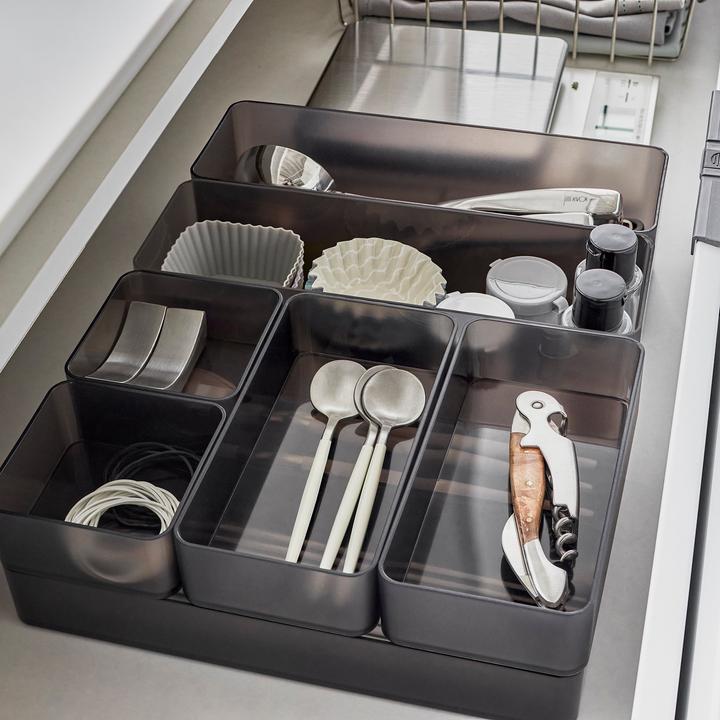 Actual product image Yamazaki Stackable organiser L deep (set of 2) TOWER