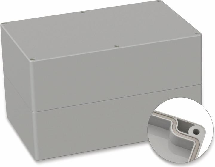 Actual product image Pollin Electronic POLLIN, ABS housing, 250 x 160 x 150 mm, IP66, light grey