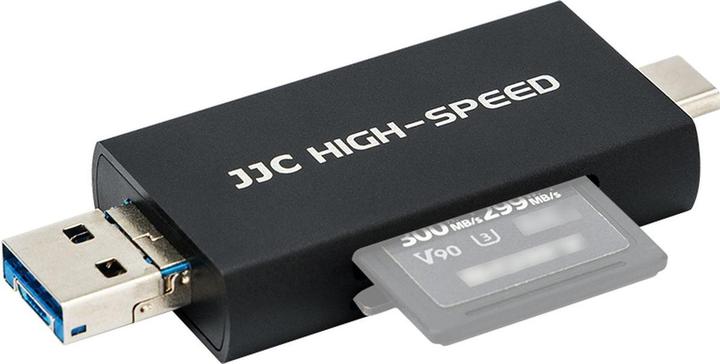 Produktbild JJC CR UTC4AC USB 3.1 Card Reader Black (USB 3.1)