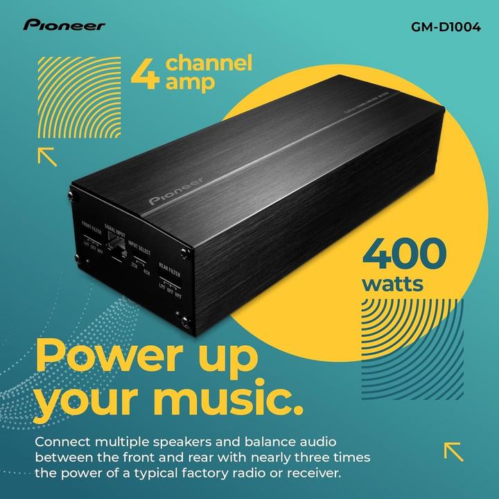 Image du produit Pioneer Gm-D1004 (Amplificateur 4 canaux)