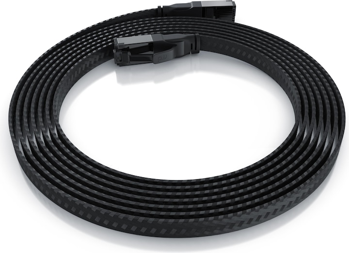 Immagine prodotto Primewire Cavo LAN CAT.8, RJ-45, cavo di rete Ethernet CAT 8.1 piatto 40 Gbit, cavo patch con rivestimento in (U/FTP, CAT8.1, 0.25 m)