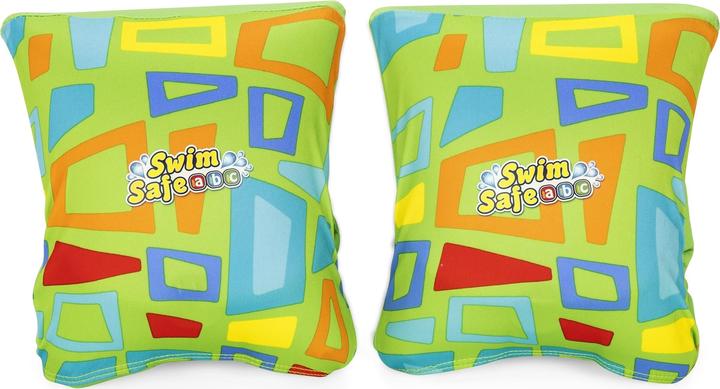 Actual product image Bestway Swim Safe ABC AquaStar Fabric Inflatable Wristband Floaties M/L, Swim armbands, Boy/Girl, Fabr