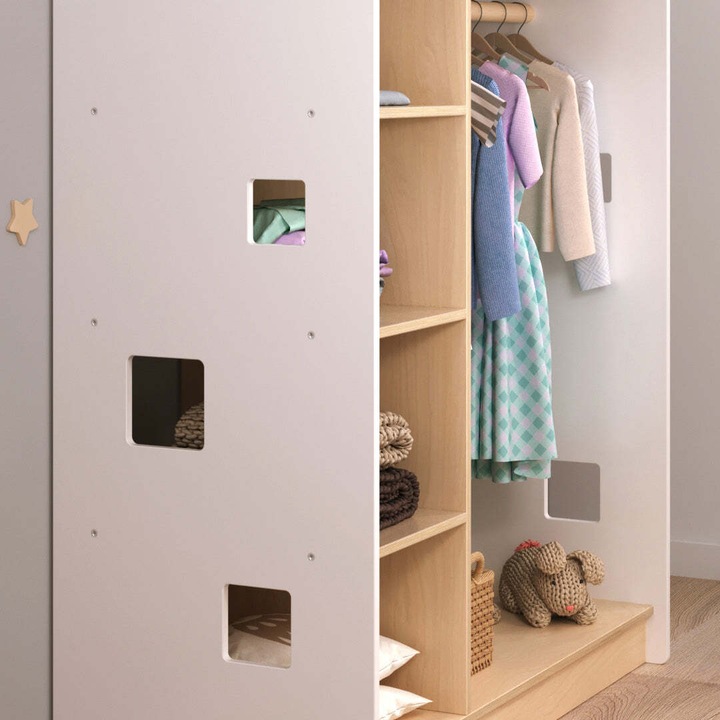 Immagine prodotto Montessori Guardaroba per bambini - Bianco Monessori® by Busy Kids® (41 cm)