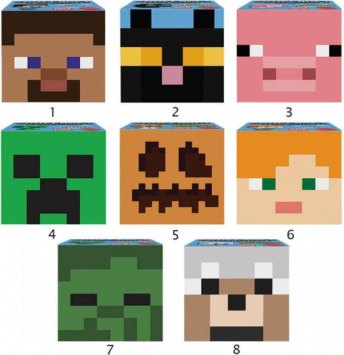 Productafbeelding Mattel Minecraft Mob Head Minis