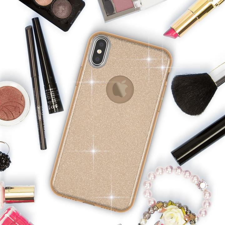 Produktbild Nalia Glitzer Handyhülle (Apple iPhone X)
