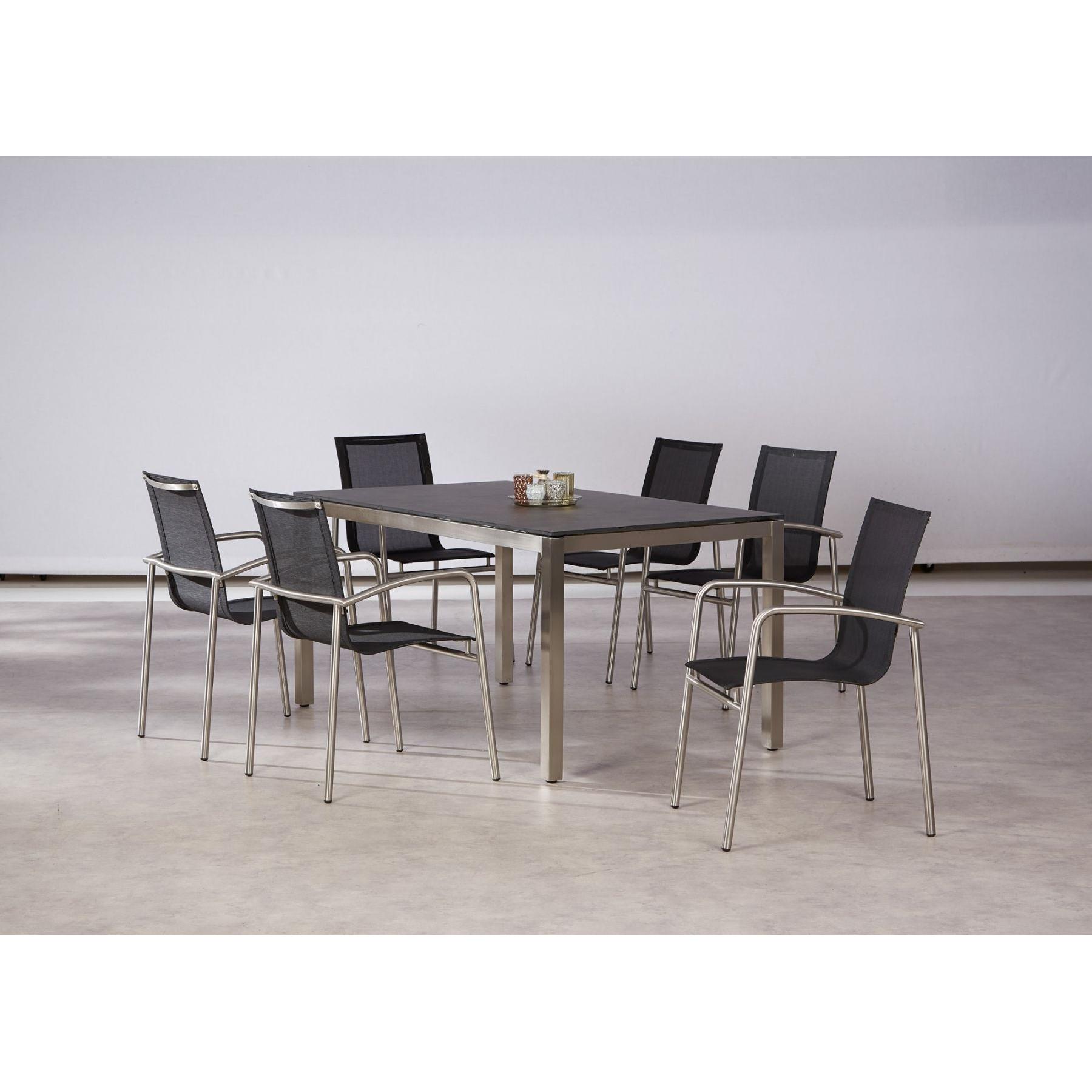 Best, Gartentisch + Balkontisch, Dining Gruppe Khartum/Marbella (100 cm)
