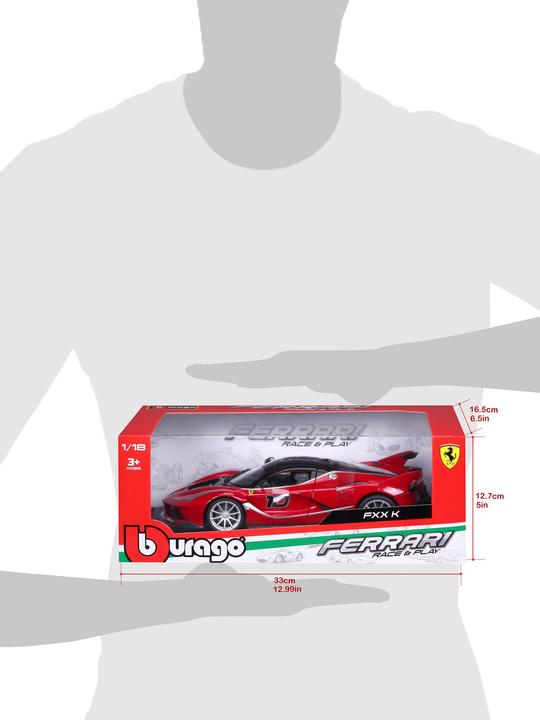 Actual product image Bburago 1:18 Model Car Ferrari FXX-K