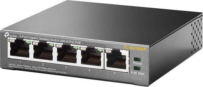 Productafbeelding TP-Link Omada 5-poorts Gigabit Desktop Switch met 4-poorts Poe-poort: 4x (5 ports)