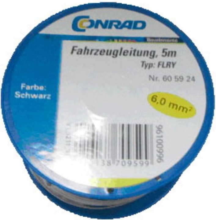 Immagine prodotto Conrad Components Cavo del veicolo FLRY-B 1 x 6 m (5 m)