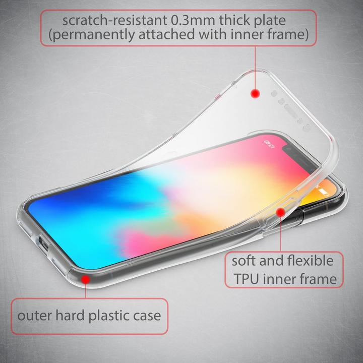 Actual product image Nalia 360 degree cell phone case (Apple iPhone XS Max)