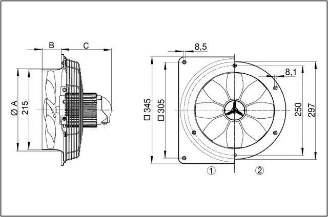 Immagine prodotto Maico Ventilatore assiale a parete