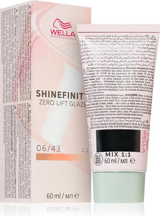Produktbild Wella Shinefinity Zero Lift Glaze 60ml 06/43 (06/43 Warm Copper Sunset)