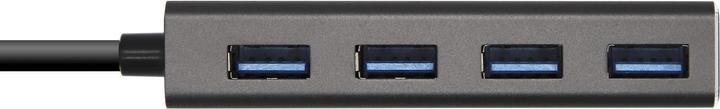 Image du produit Aisens A109-0403 Hub d'interface USB 3.2 Gen 1 (3.1 Gen 1) Type-C 5000 Mbit/s Anthracite (USB-C, 4 ports)