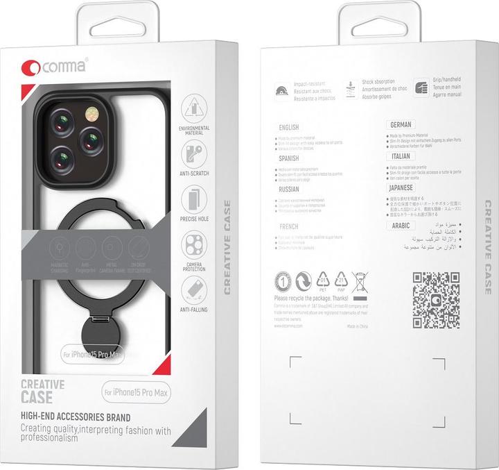 Produktbild Comma Tasche Joy Shark Mag für iPhone 15 Pro Max blau (Apple iPhone 15 Pro Max)