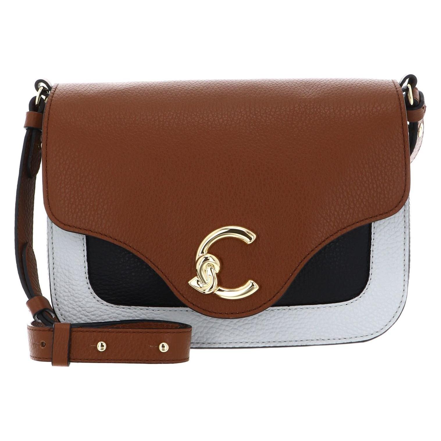Coccinelle, Damen, Handtasche, C-Me Tricolor Handbag Grainy Leather, Mehrfarbig