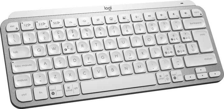Produktbild Logitech MX Keys Mini Minimalist Wireless Illuminated Keyboard Tastatur RF Wireless + Bluetooth QWER (IT, Kabellos)