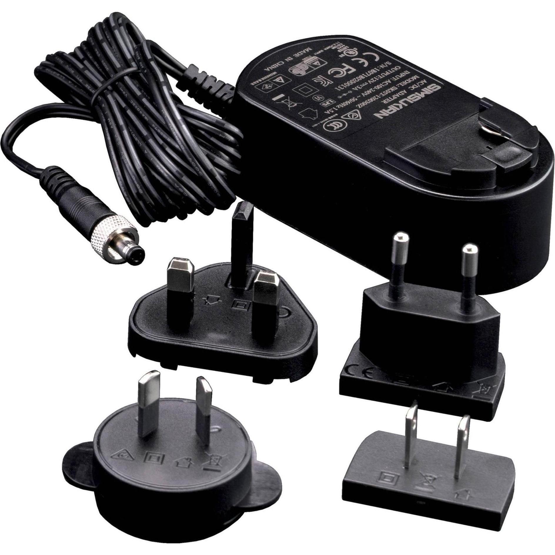 Atomos ATOMPWR012 (Netzadapter), Kamera Stromversorgung, Schwarz