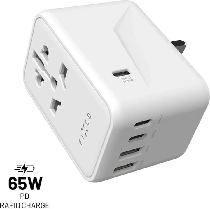 Fixed Voyager 65 W Reiseadapter für EU, UK und USA/AUS