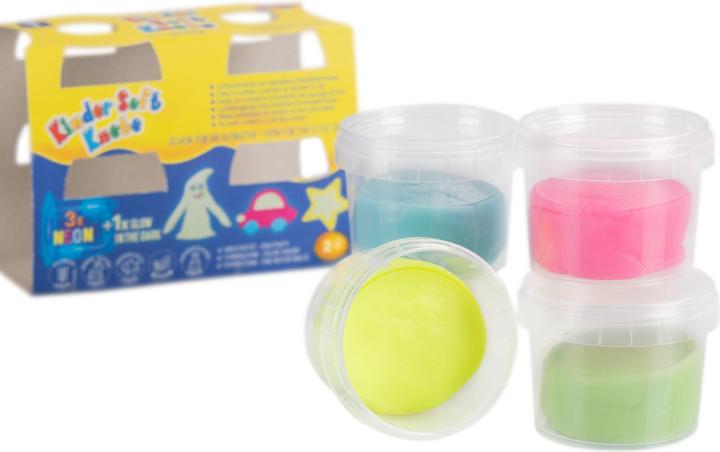 Produktbild Feuchtmann Kinder Soft Knete Hyper 4x80g