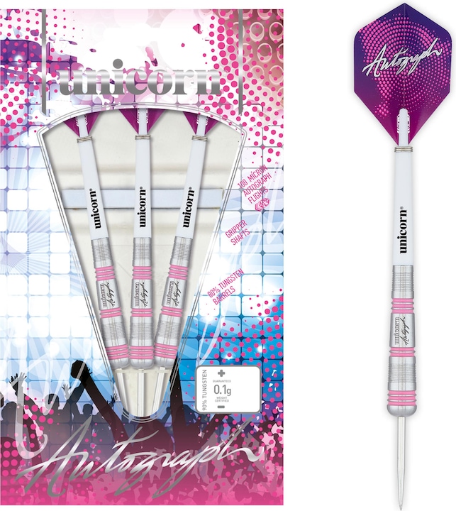 Unicorn Autograph Style 3 Steel Darts 1 Satz (21 g)