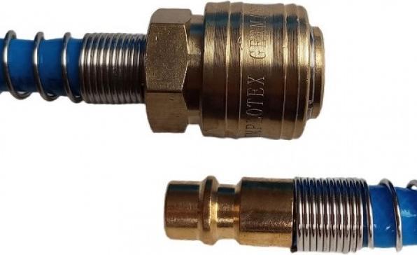 Implotex - Druckluft-Glattschlauch 8x12mm 20 bar - 3m Arbeitsdruck hochflexibler PU Polyurethan-Gewe